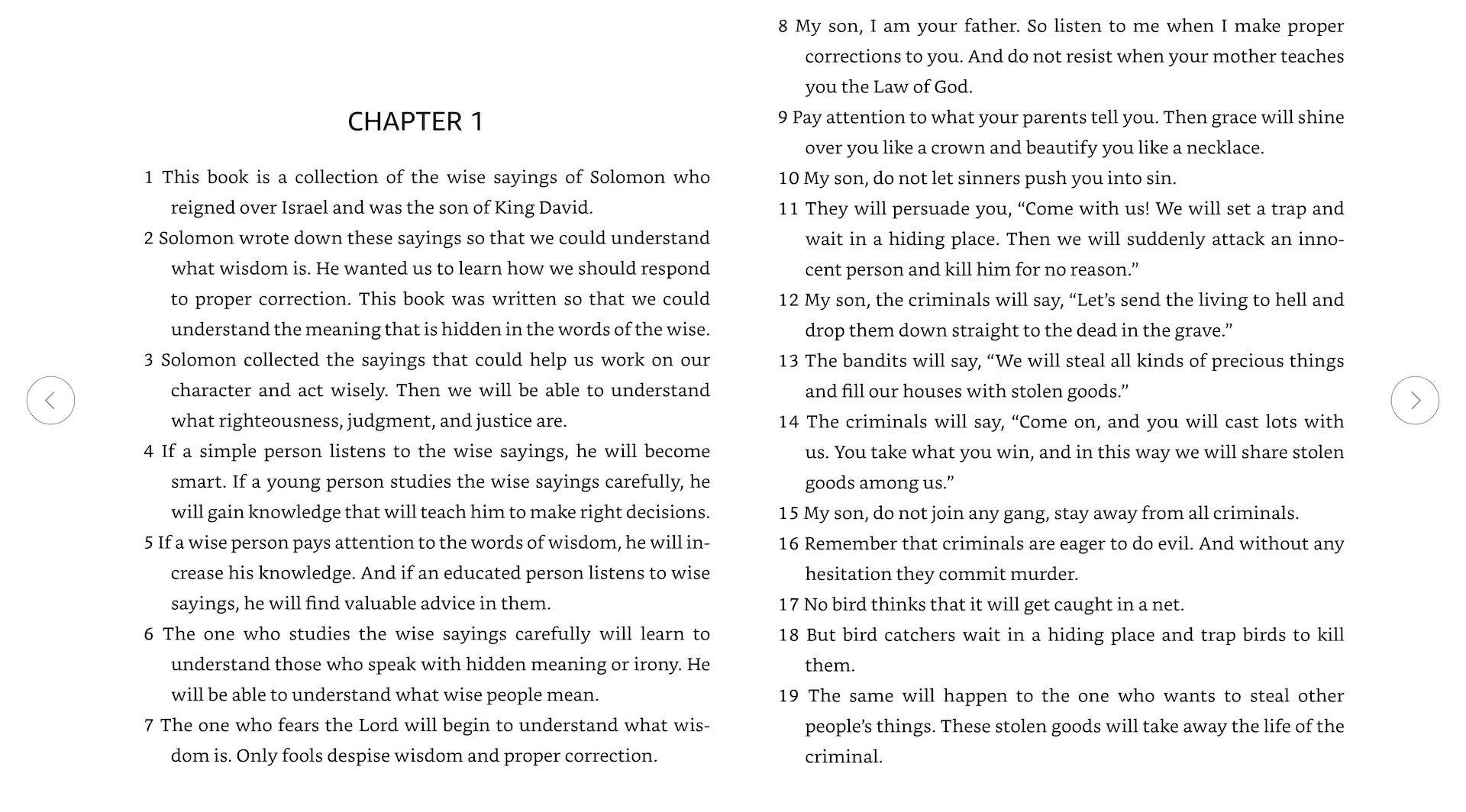 The Book of Proverbs - The Easy Modern English Bible - Expanded Translation