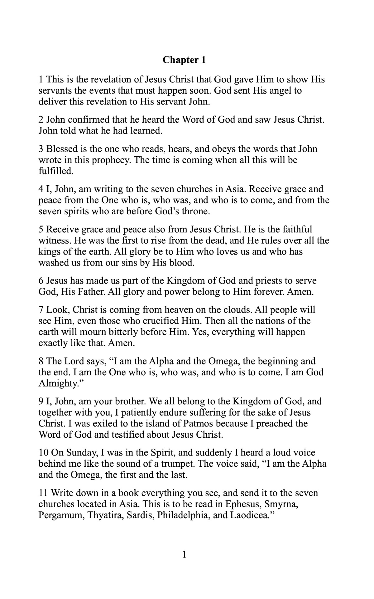 The Book of Revelation - The Easy Modern English Bible - Expanded Translation