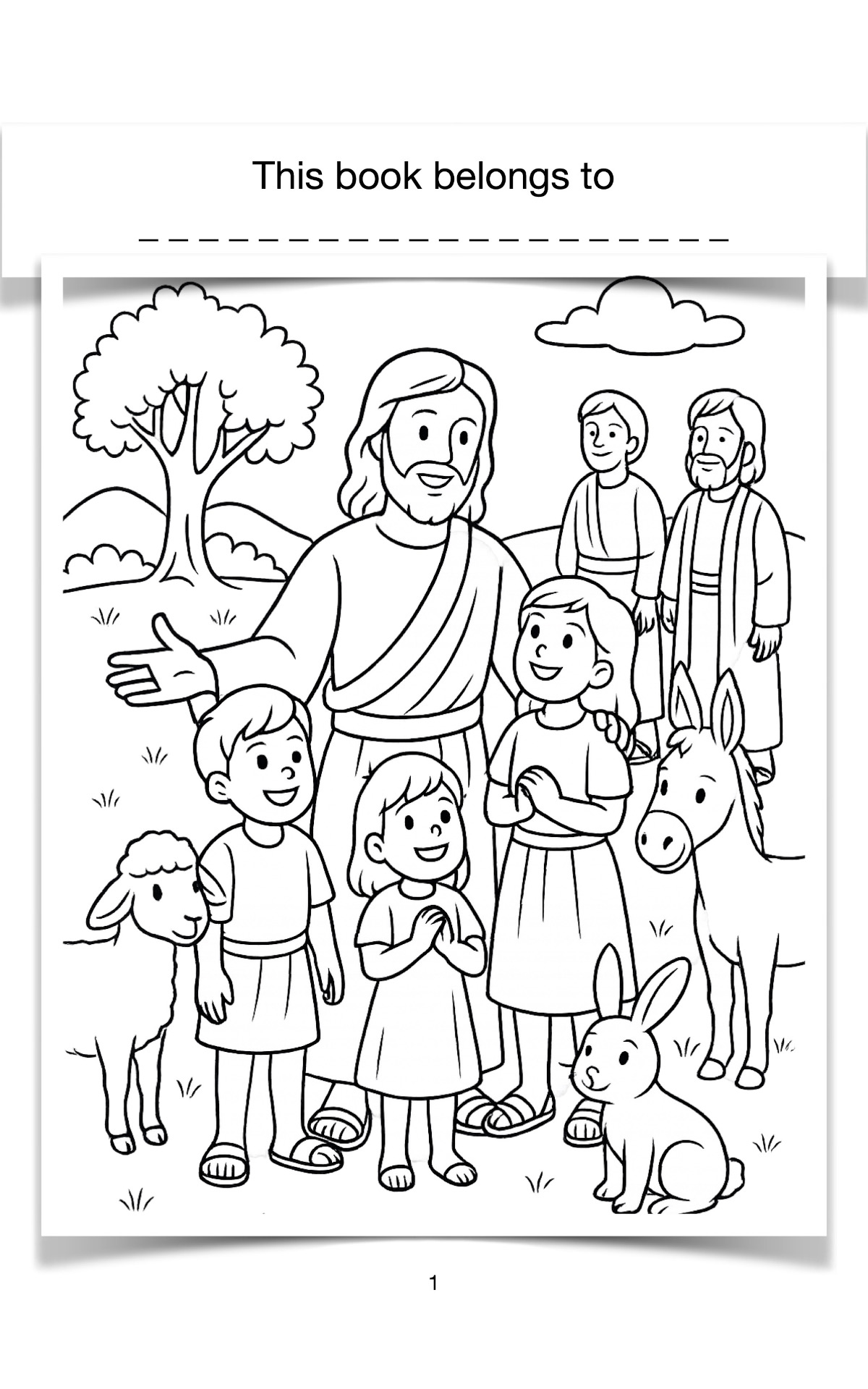The Gospel of Mark - A Fun Coloring Book for Kids Ages 6-9 - 40 Coloring Pages