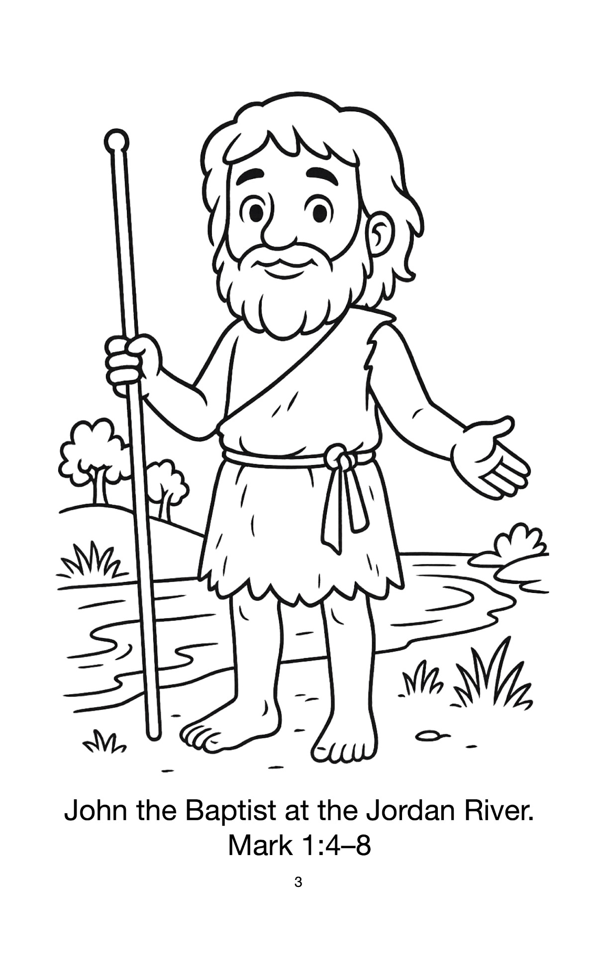 The Gospel of Mark - A Fun Coloring Book for Kids Ages 6-9 - 40 Coloring Pages